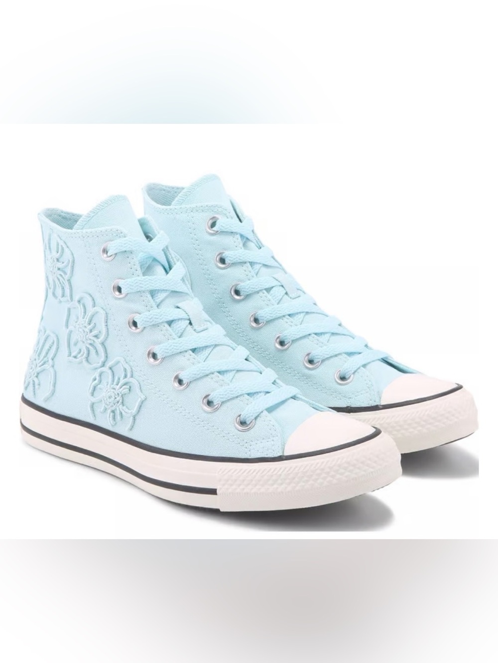 Women's Chuck Taylor All Star High Top Sneaker Embroidered Floral